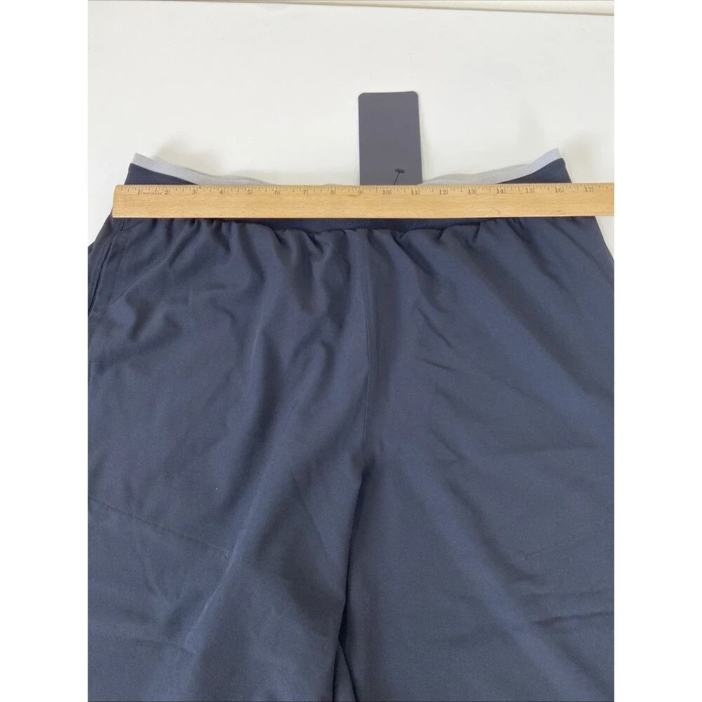 Fabletics Fundamental Short II Men's Large 9”Inseam Black Unlined Pockets NWT